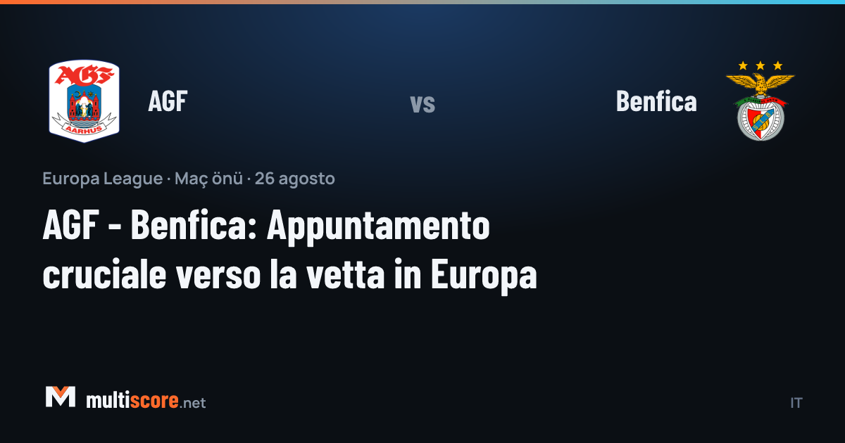 AGF ve Benfica futbolcuları Europa League maçı öncesi sahada