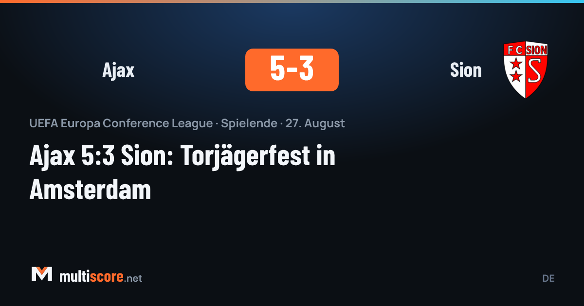 Ajax - Sion