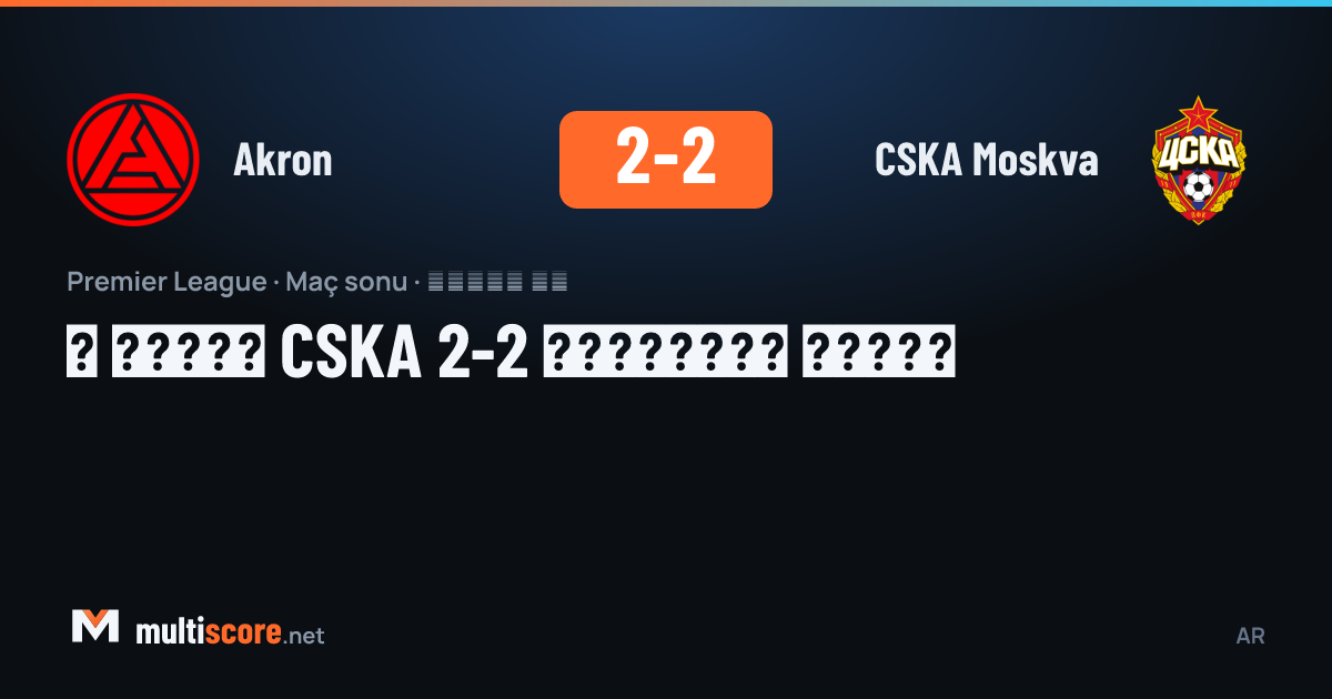 Akron ve CSKA Moskva futbolcuları mücadele sırasında