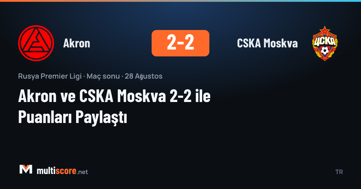 Akron ve CSKA Moskva futbolcuları mücadele sırasında