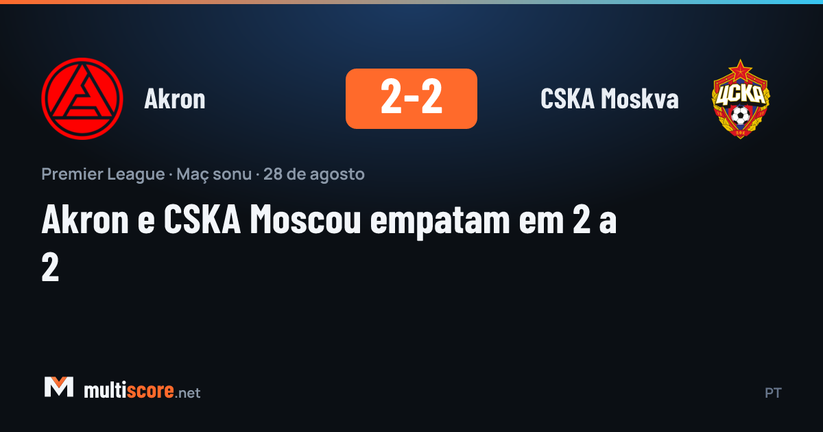 Akron ve CSKA Moskva futbolcuları mücadele sırasında