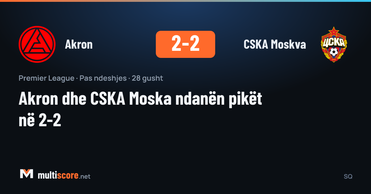 Akron ve CSKA Moskva futbolcuları mücadele sırasında