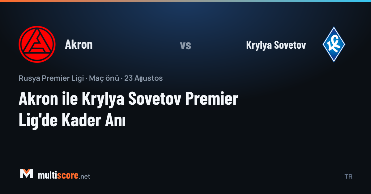 Akron - Krylya Sovetov