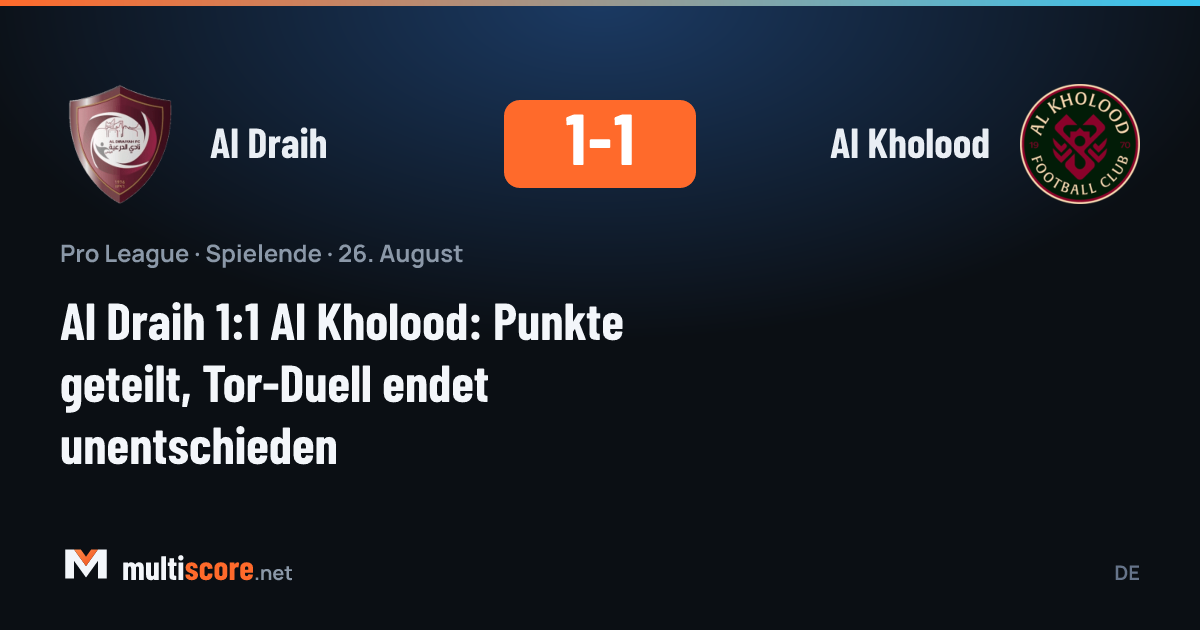 Al Draih ve Al Kholood oyuncuları Pro League maçında mücadele ediyor