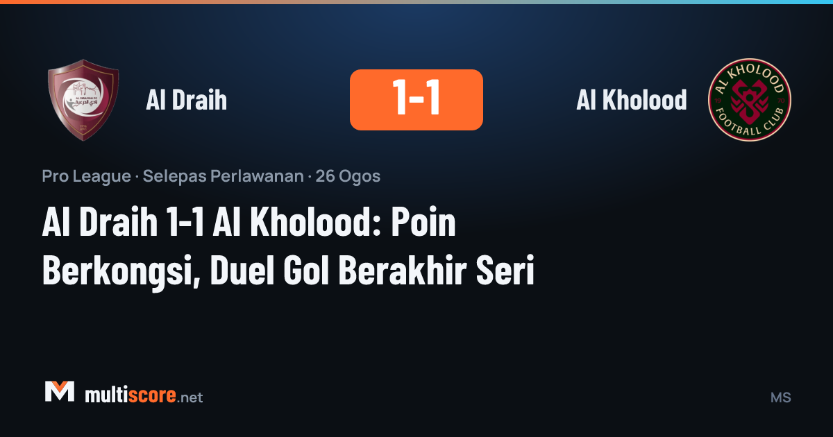 Al Draih ve Al Kholood oyuncuları Pro League maçında mücadele ediyor