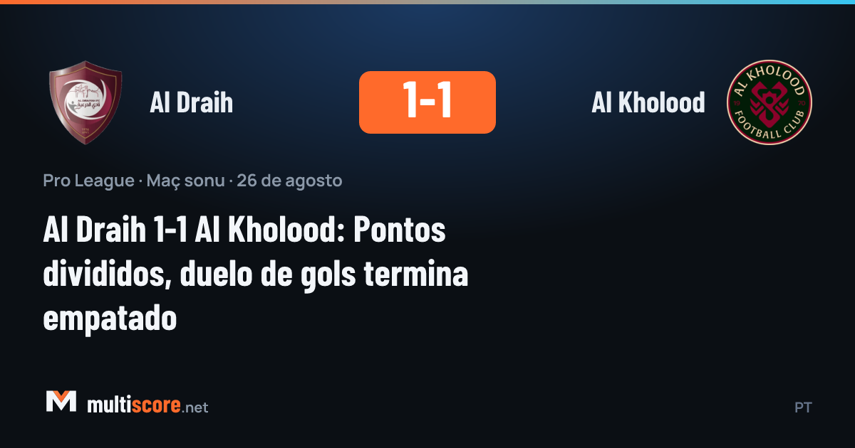 Al Draih ve Al Kholood oyuncuları Pro League maçında mücadele ediyor