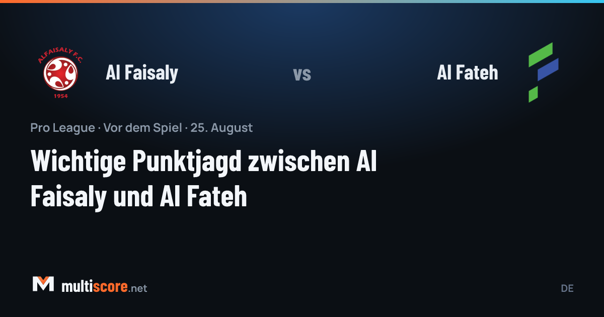 Al Faisaly - Al Fateh Pro League maç önizleme