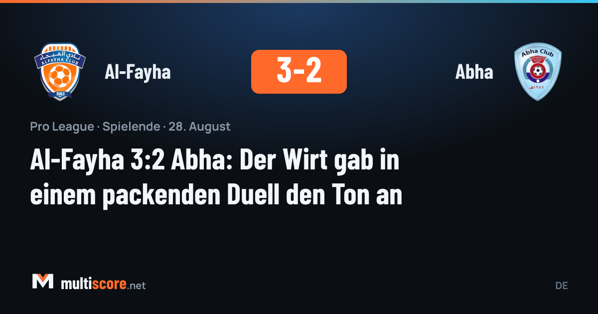 Al-Fayha ve Abha oyuncuları saha içinde mücadele ederken