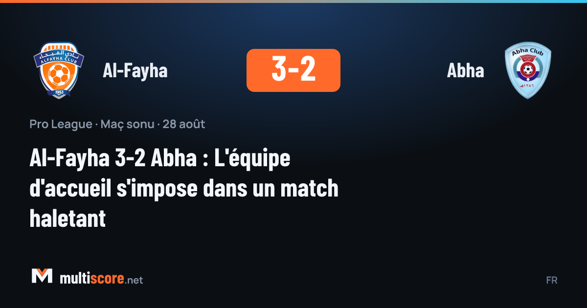Al-Fayha ve Abha oyuncuları saha içinde mücadele ederken