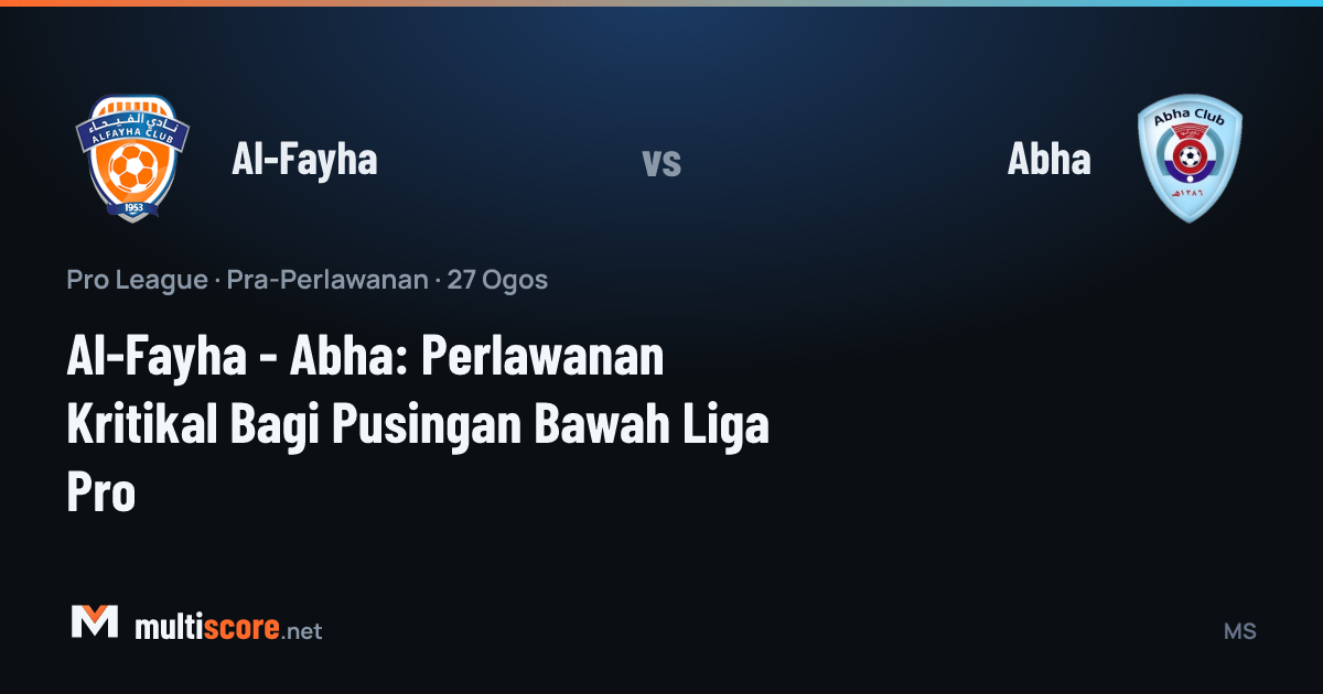 Al-Fayha ve Abha takımlarının Pro League maçı öncesi stadyum görüntüsü