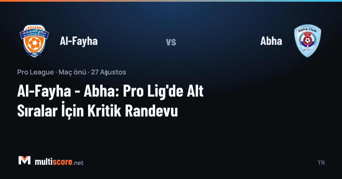 Al-Fayha ve Abha takımlarının Pro League maçı öncesi stadyum görüntüsü