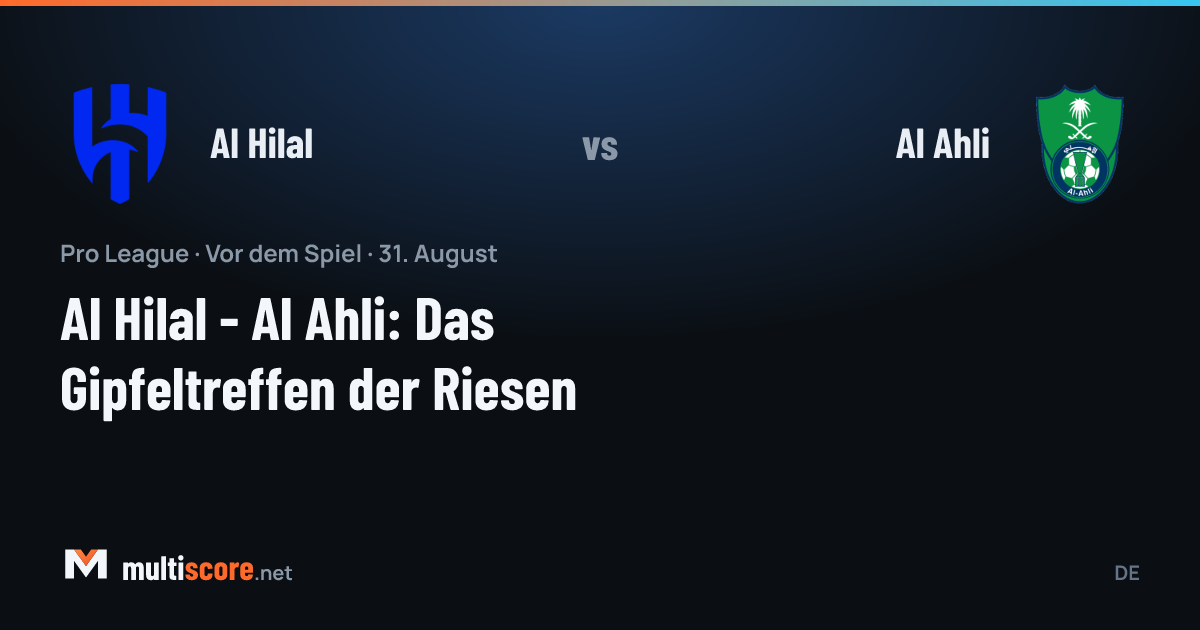 Al Hilal - Al Ahli