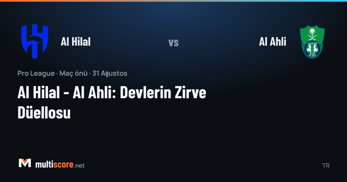 Al Hilal - Al Ahli