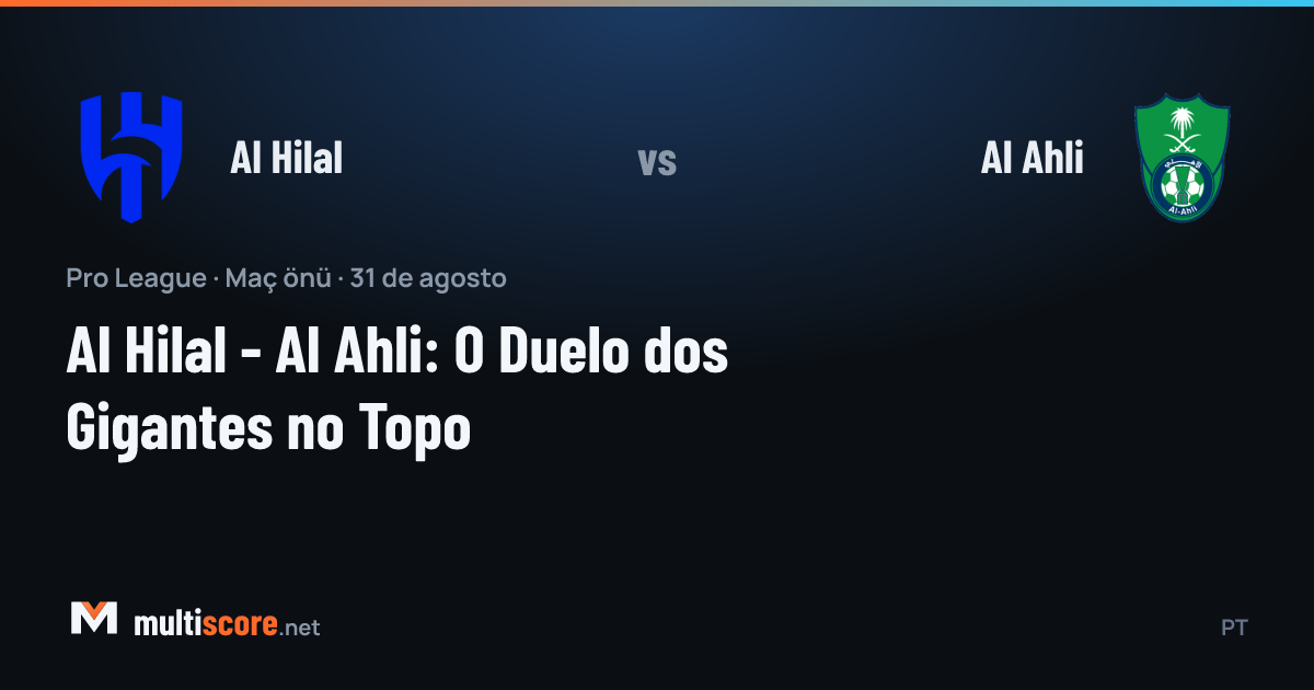 Al Hilal - Al Ahli