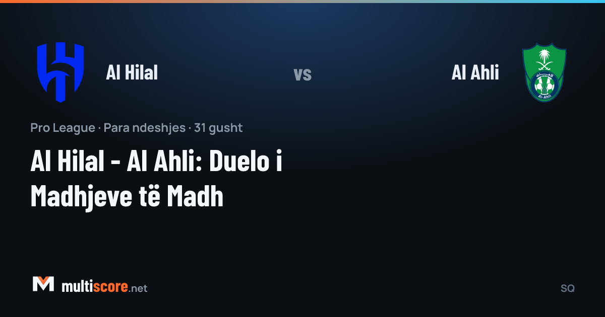 Al Hilal - Al Ahli