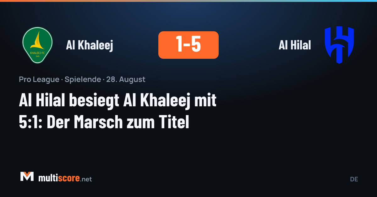 Al Hilal oyuncuları Al Khaleej karşısında gol sevinci yaşıyor