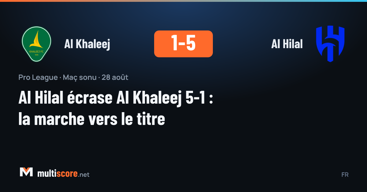 Al Hilal oyuncuları Al Khaleej karşısında gol sevinci yaşıyor