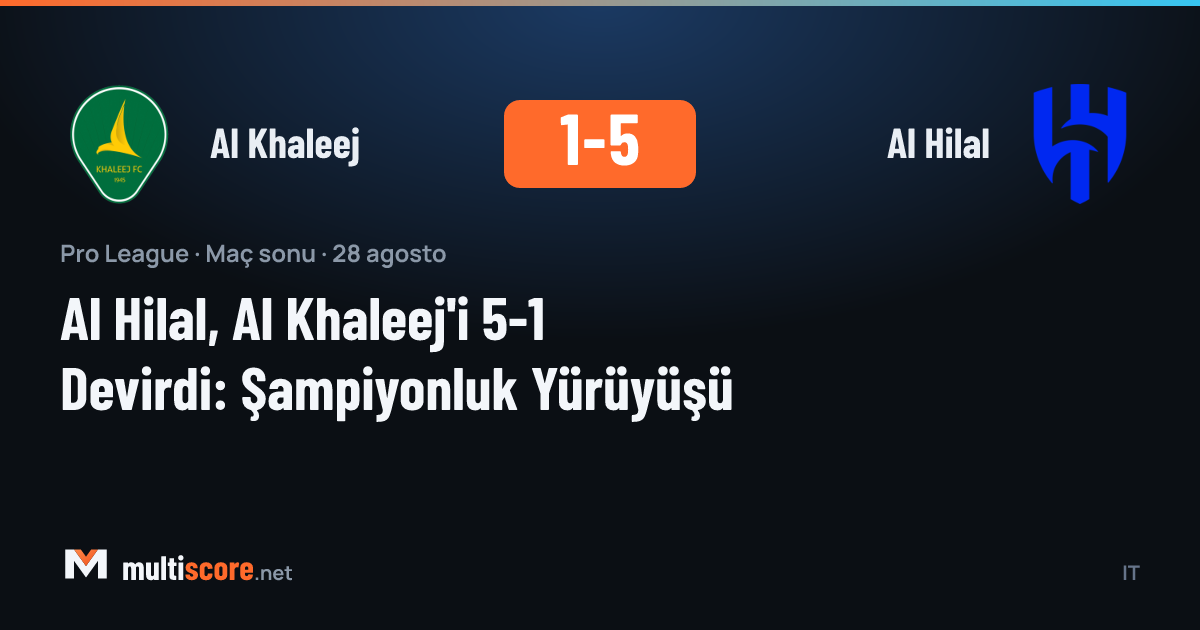 Al Hilal oyuncuları Al Khaleej karşısında gol sevinci yaşıyor