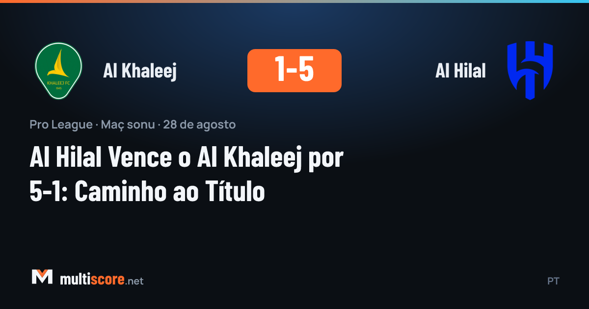 Al Hilal oyuncuları Al Khaleej karşısında gol sevinci yaşıyor