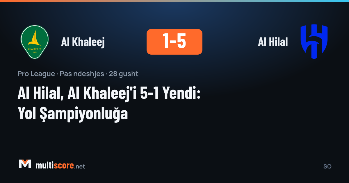 Al Hilal oyuncuları Al Khaleej karşısında gol sevinci yaşıyor