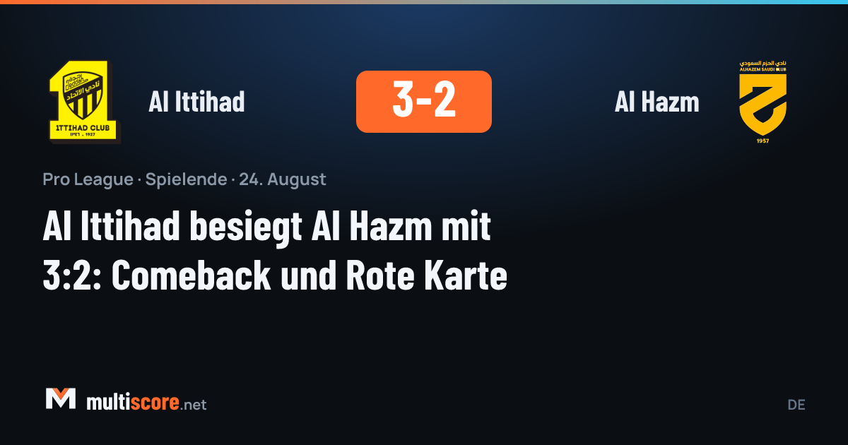 Al Ittihad ve Al Hazm maçından bir kare