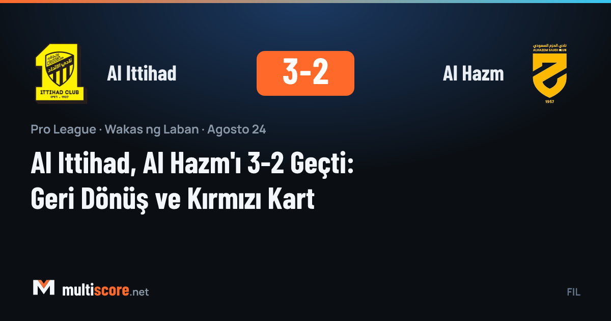 Al Ittihad ve Al Hazm maçından bir kare