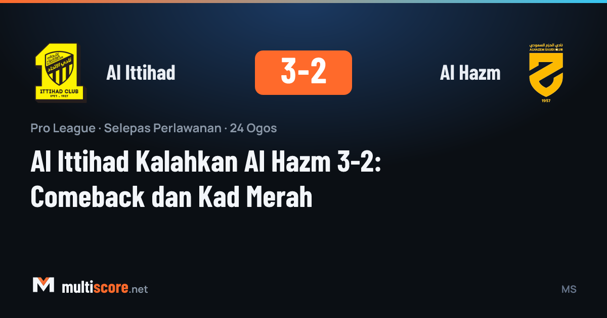 Al Ittihad ve Al Hazm maçından bir kare