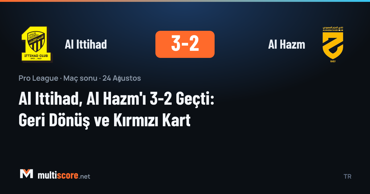 Al Ittihad ve Al Hazm maçından bir kare