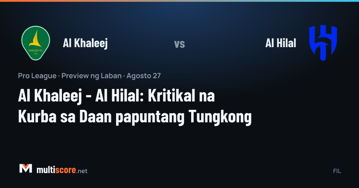 Al Khaleej ve Al Hilal futbolcuları Pro League maçında mücadele ederken