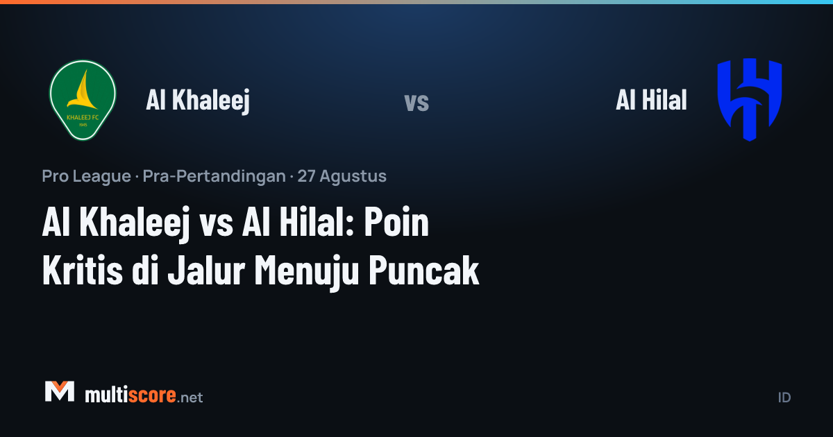Al Khaleej ve Al Hilal futbolcuları Pro League maçında mücadele ederken