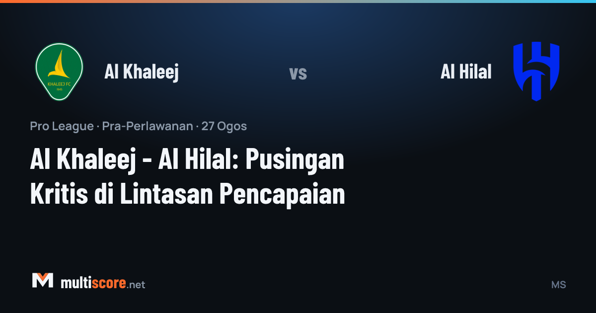 Al Khaleej ve Al Hilal futbolcuları Pro League maçında mücadele ederken