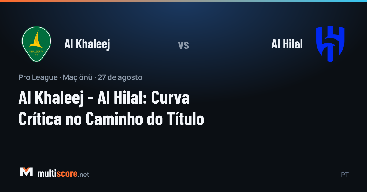 Al Khaleej ve Al Hilal futbolcuları Pro League maçında mücadele ederken