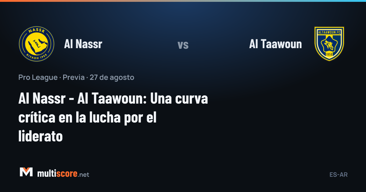 Al Nassr - Al Taawoun