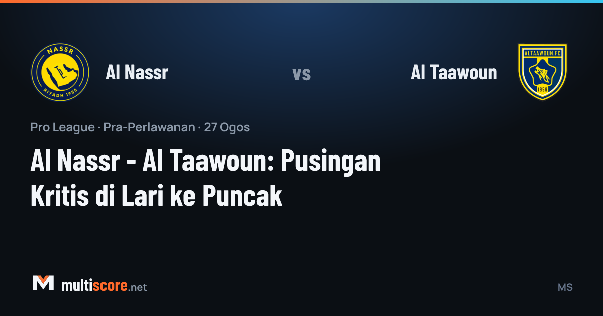 Al Nassr - Al Taawoun