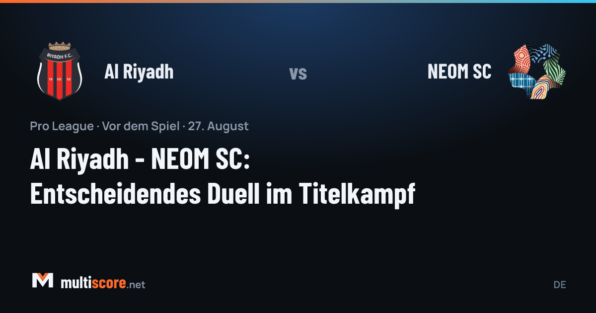 Al Riyadh ve NEOM SC futbolcuları Pro League maçında