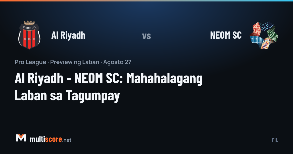 Al Riyadh ve NEOM SC futbolcuları Pro League maçında