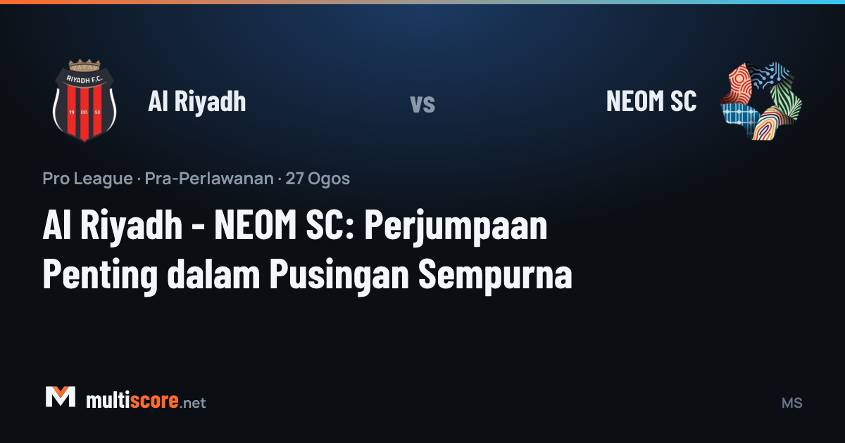 Al Riyadh ve NEOM SC futbolcuları Pro League maçında