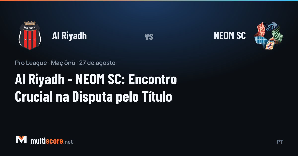 Al Riyadh ve NEOM SC futbolcuları Pro League maçında