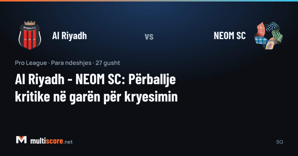 Al Riyadh ve NEOM SC futbolcuları Pro League maçında