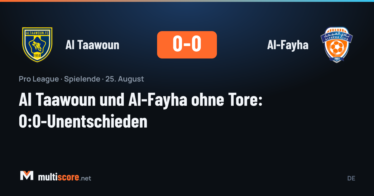 Al Taawoun ve Al-Fayha maçından bir görüntü