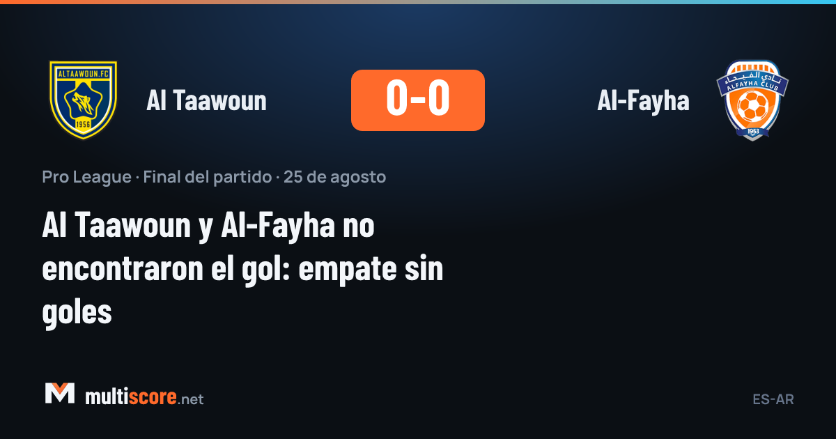 Al Taawoun ve Al-Fayha maçından bir görüntü