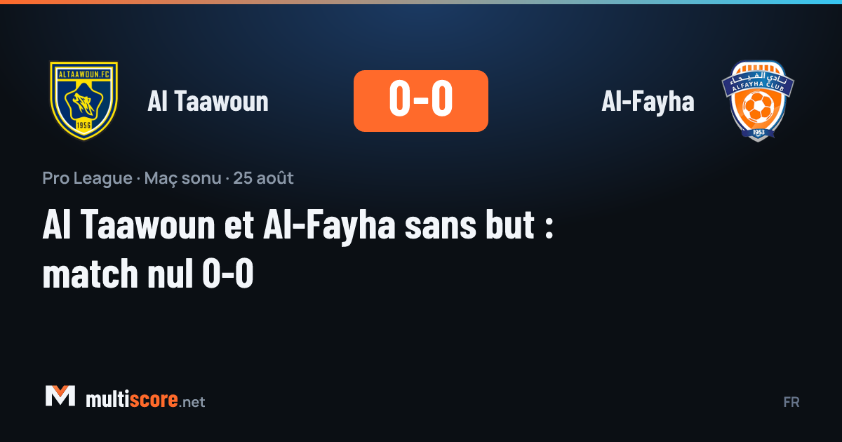 Al Taawoun ve Al-Fayha maçından bir görüntü