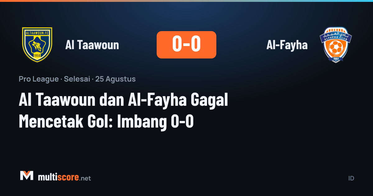 Al Taawoun ve Al-Fayha maçından bir görüntü