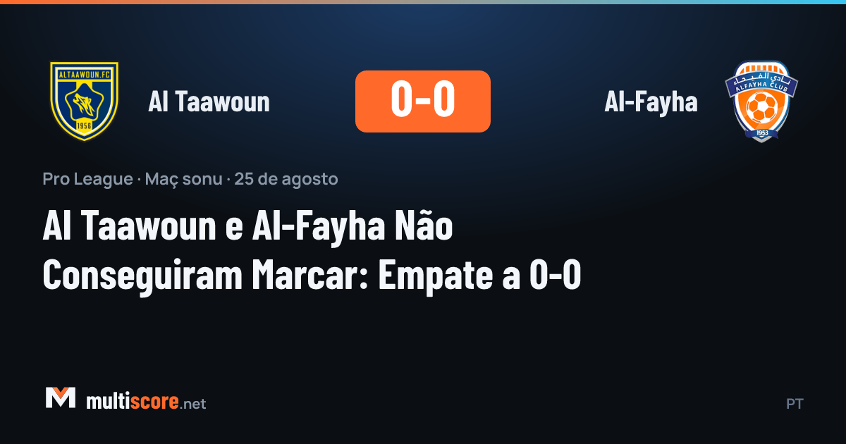 Al Taawoun ve Al-Fayha maçından bir görüntü