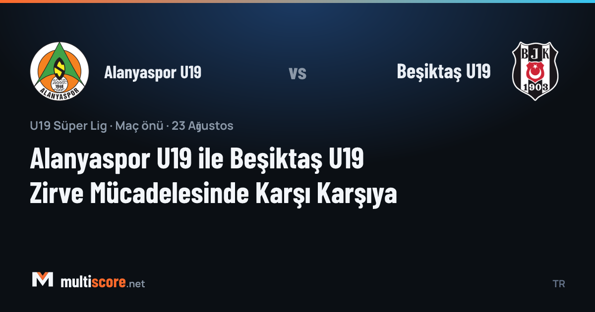 Alanyaspor U19 - Beşiktaş U19