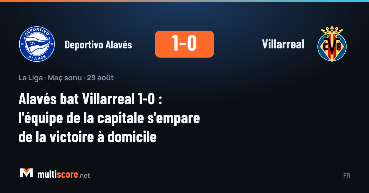 Deportivo Alavés - Villarreal