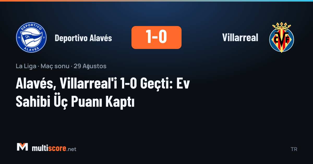 Deportivo Alavés - Villarreal