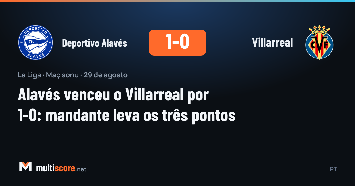 Deportivo Alavés - Villarreal