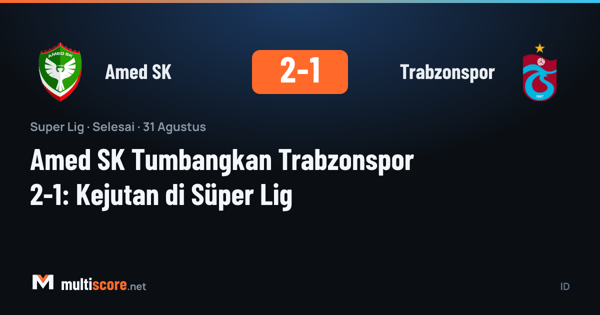 Amed SK - Trabzonspor