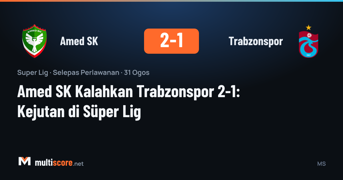 Amed SK - Trabzonspor